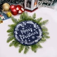 thumbnail image 4 of B 40Cm Circular Snowflake Table Mat Christmas Tabletop Cover Heat-Resistant Plastic Spill-Proof Easy Clean Festive Dinner Party Decoration, 4 of 6