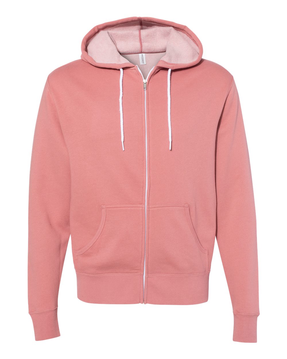 Independent Trading Co. Unisex Lightweight Full-Zip Hooded Sweatshirt, XS
