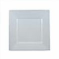 thumbnail image 3 of Maryland Plastics Plastic Assiette de 9,5 Po / Blanc / Simplement Carrée / 10 Pcs, 3 of 4