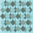 thumbnail image 1 of Ahgly Company Tapis de Zone Carrés d'Intérieur Lavables à la Machine, Transitionnels, Bleu Tron, 4 Pieds Carré, 1 of 7