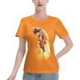 thumbnail image 1 of T-Shirt Basique à Manches Courtes pour Femmes Dragon Ball Wukong, 1 of 6
