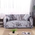 thumbnail image 1 of 2024 2 Seaters Printed Loveseat Sofa Covers Stretch Elastic Couch Slipcover Protector Removable Washable for Dining Room， Feathers, 1 of 5