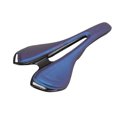 thumbnail image 2 of Selle, Coussin de Vélo de Montagne Frais Assise en Cuir Résistant à la Déformation Design Ajouré pour Cyclisme Bleu, 2 of 8