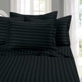 thumbnail image 2 of 700 Thread Count 100% Egyptian Cotton 4-Piece Bed Sheet Set (1 Flat, 1 Fitted Sheet, 2 Pillow Covers) 15 Inches Deep Pocket Size Stripe Pattern, 2 of 4