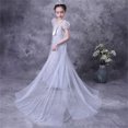 thumbnail image 2 of Robe de Fête des Neiges pour Fille, Robe Reine Elsa, Robe Princesse pour Jeu de Rôle, Robe à Paillettes avec Accessoires, 2 of 6