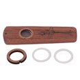 thumbnail image 3 of Diaphragm Kazoo Flute, Wooden Kazoo Amplify Hum Raspy Sound  For Musician For Playing Maple,Walnut,Rosewood,Ebony, 3 of 8
