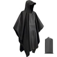 thumbnail image 1 of Hooded Portable Rain Poncho for Hiking Camping Fishing, 1 of 3