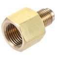 thumbnail image 4 of Unique Bargains Raccord Femelle 1/4 SAE Flare Mâle 3/8 SAE Filetage Laiton 2 Pack, 4 of 4