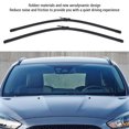 thumbnail image 3 of Windshield Wiper Blades, Improve Driving Visibility Easy Install Wiper Blades Set 2 Pcs  for   LHD Car, 3 of 7