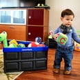 thumbnail image 2 of CleverMade 62L Solid Wall Storage CleverCrate - Royal Blue, 2 of 8