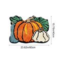 thumbnail image 2 of Jubipavy Halloween Pumpkin Rug Halloween Pumpkin Rugs Pumpkin Shaped Floor Mat Thanksgiving Day Mat Halloween Decorative For Living Bedroom Kitchen Decoration Bath, 2 of 6