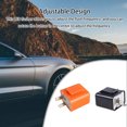 thumbnail image 3 of Redempat Motorcycle LED Flashers Adjustable Square Accessory Signal Indicator Motorbike Blinker Orange High-power Parts Black 1pcs 1Set, 3 of 6