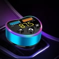 thumbnail image 4 of EGNMCR USB Car Adapter Wireless Bluetooth Kit QC3.0 Fast USB Charger Hands- FM Bluetooth Transmitter Smart Watch, 4 of 4