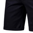 thumbnail image 3 of Yuzhih Summer Shorts for Men Slim Stretch Twill Flat Front Shorts Basic Solid Color Lounge Shorts with Pockets, 3 of 3