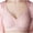 Pink, variant on Pisexur Woman Bras Longline Wide Straps Everyday Bra Full Coverage Seamless Smooth Comfort Wireless Bra No Underwire Lift Bralette Minimizer T-Shirt Underwear Soft Breathable Cotton Bras