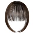 thumbnail image 1 of CHUANK Clip in Bangs Real Human Hair Fake Bangs Clip in Hair Extensions Clip on Bangs for Women Wispy Fringe Bangs Natural Hair Pieces for Daily Wear (Red Brown), 1 of 7