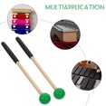 thumbnail image 3 of SEWCHICS 1 Pair Drum Mallet Stick for Performance with Round Ball Black, 3 of 7