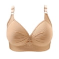 thumbnail image 1 of Yuzhih Everyday Bras for Women No Underwire Seamless Full Coverage Wireless Non-padded Plus Size Bralettes, 1 of 7