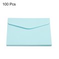 thumbnail image 3 of Unique Bargains Mini Envelopes, Storage Card Holder, Light Blue, 100 Count, 100 Pack, 3 of 6