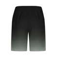 thumbnail image 3 of RKSTN Swim Shorts for Mens Gradient Print Ultra Plus Size Color Blocking Elastic Waist Drawstring Casual Versatile Beach Vacation Board Shorts with Pockets, 3 of 4