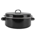 thumbnail image 1 of Roasting Pan, Non Stick Safe  Roaster Pan  For Household For Barbecue For Baked Sweet Potatoes Iron Cover 28cm, 1 of 8