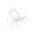 thumbnail image 4 of South Shore Agave Wood and Woven Rope Lounge Chair, in Black, 4 of 13