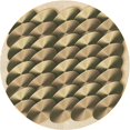 thumbnail image 1 of Ahgly Company Tapis Rond Lavable en Machine Intérieur Transitionnel Chêne Brun, 4 Pieds Rond, 1 of 7