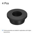 thumbnail image 3 of Unique Bargains Support à Oeillets en Caoutchouc Dia 1-1/32 Pieds (26mm) Rond Type T pour Protection de Fil, Lot de 4, 3 of 5