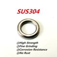 thumbnail image 2 of 100pcs Solid Stainless Steel Jigging Rings Slow Pitch Vertical Jigging Tackle Lure Accessories 0#～14#, 2 of 7