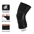thumbnail image 4 of Qualitchoice Sports Brace Support Protector Anti-odor Cycling Knee Pads for Running Workout Arthritis Joint Recovery, 4 of 8