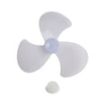 thumbnail image 3 of 40cm Household Plastic Fan Blade 3 Leaves Standing Fan Blade For Pedestal Transparent Table Stand Fan 16 Inch, 3 of 7