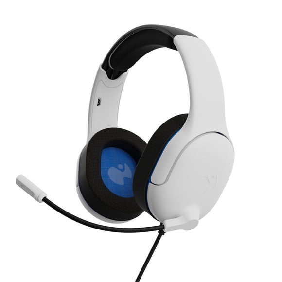 PDP AIRLITE Pro Wired Headset: Frost White For PlayStation 5, PlayStation 4