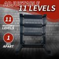 thumbnail image 3 of Support Bulgare Réglable à 11 Niveaux pour Squats Fendus, Rouleau Rembourré pour Squats à une Jambe, Machine d'Entraînement Spécialisée pour le Bas du Corps pour Squats Fendus et Fentes de Jambe, Équipement d'Entraînement de Force pour Gym à Domicile, 3 of 7