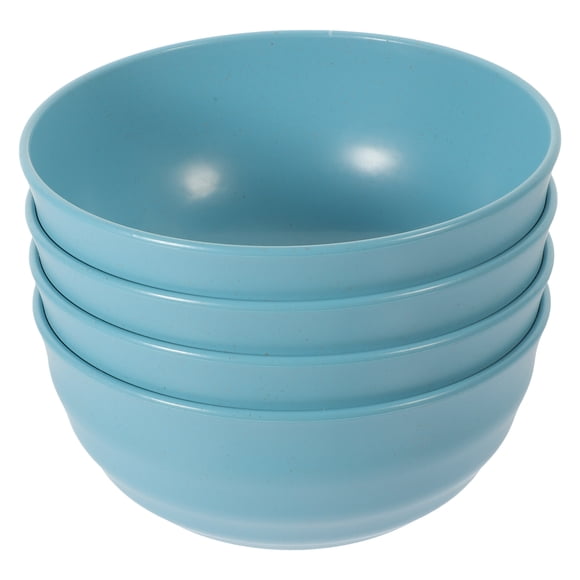 4pcs Wheat Straw Bowls Salad Bowls Cereal Bowls Multifunctional Soup Bowls Lightweight Bowls