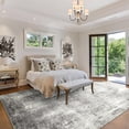 thumbnail image 2 of BERTHMEER 5'x7' Area Rugs for Living Room Bedroom Dining Room Office Farmhouse Kitchen Indoor Abstract Distressed Neutral Contemporary Modern Machine Washable Rugs Carpets, Gray, 2 of 5