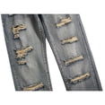 thumbnail image 5 of SHIXIAOO Mens Stretch Slim Fit Jeans Ripped Distressed Straight Leg Denim Pants Stretch Motorcycle Jeans Trousers, 5 of 5