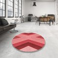 thumbnail image 4 of Ahgly Company Tapis d'Aire Rectangulaire Transitionnel Rouge pour Intérieur, Lavable à la Machine, 2 Pieds x 4 Pieds, 4 of 7