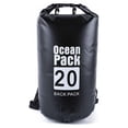 thumbnail image 1 of Waterproof Bags Multifunctional Outdoor Backpack Large-Capacity Equipment Foldable Kayak Rafting Bag Pool Beach Sports Black 20L Shoulders, 1 of 9
