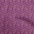thumbnail image 1 of oneOone Georgette Viscose Dark Magenta Fabric Asian Floral Sewing Craft Projects Fabric Prints By Yard 42 Inch Wide, 1 of 4