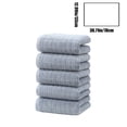 thumbnail image 3 of 5 Pack - Towel Set - Soft Polyester Fabric, Quick Drying & Absorbent, Spa Quality, Hotel Style Collection, Beige, JKODE, 3 of 9