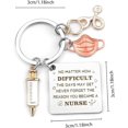 thumbnail image 2 of Vensio -Nurse Graduation Keychain Appreciation Gift for Women, Nursing Student School Graduation Present, Thoughtful Medical Profession Keepsake for Nurse Week, 2 of 5