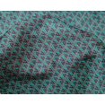 thumbnail image 4 of oneOone Silk Tabby Fabric Leaves & Floral Block Print Sewing Fabric BTY 42 Inch Wide, 4 of 5