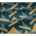 thumbnail image 5 of oneOone Viscose Jersey Fabric Rectangle & Triangle Geometric Printed Fabric 1 Yard 60 Inch Wide, 5 of 5