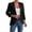 Z1-Black-lightweight cardigan, variant on Frostluinai Womens Cardigans 3/4 Sleeve Hollow Out Eyelet Cardigans Open Front Solid Lightweight Cardigans Casual Draped Ruffle Cardigans
