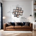 thumbnail image 4 of LEDREM 12-Pack 4x6 Wall Collage Photo Frames, Multi-Picture Display with Glass Front, Easy Assembly, Ink Black, 4 of 7