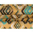 thumbnail image 5 of oneOone Velvet Mustard Yellow Fabric Geometric Sewing Craft Projects Fabric Prints By Yard 58 Inch Wide, 5 of 5
