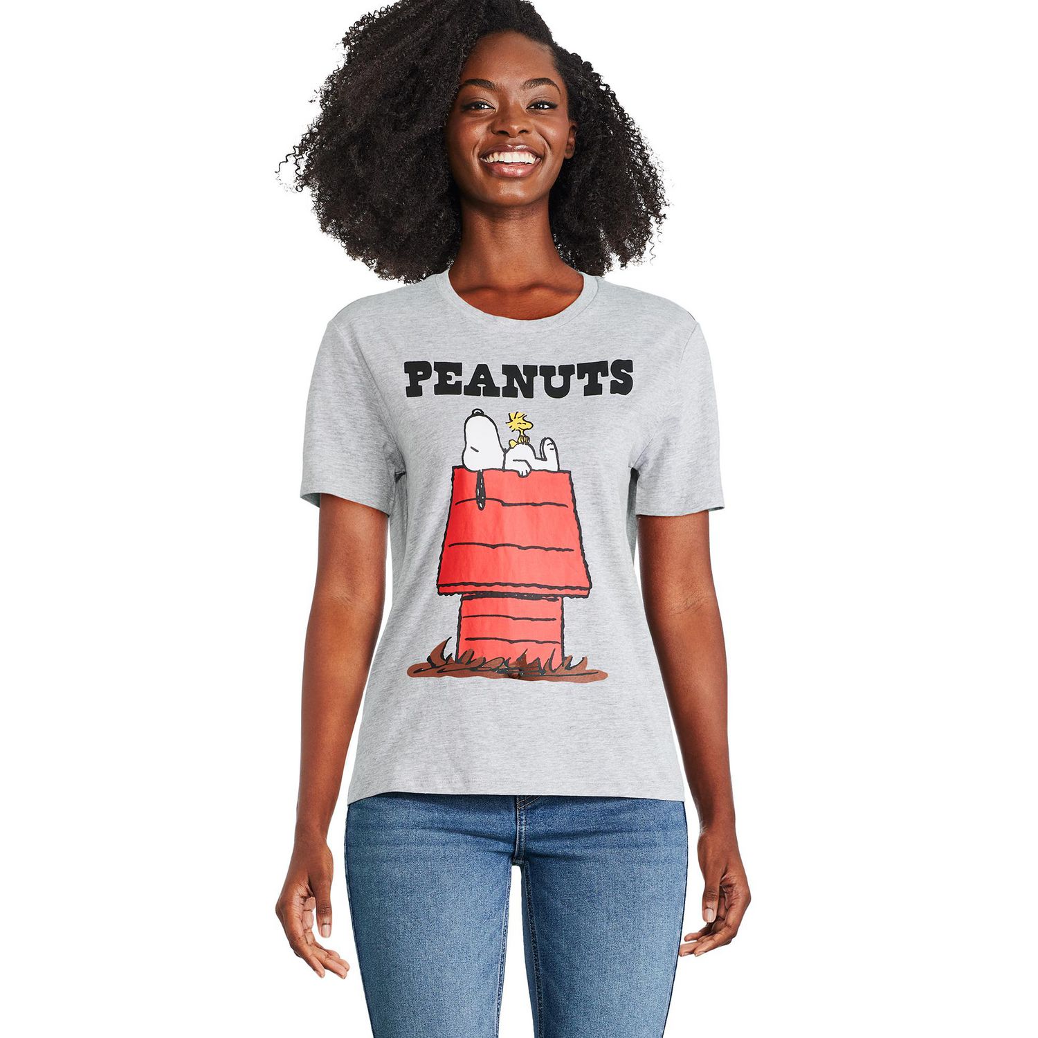 Peanuts Women's Snoopy Short Sleeve Tee