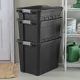 thumbnail image 2 of Sterilite Boîte Empilable 72L - Noir, 2 of 9