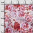 thumbnail image 2 of oneOone Cotton Poplin Twill Red Fabric Floral Sewing Craft Projects Fabric Prints By Yard 56 Inch Wide-WS, 2 of 4