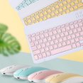 thumbnail image 1 of Neinkie Clavier Bluetooth Ultra Mince Compatible avec iPad / Ordinateur Portable Mobile et Plus d'Appareils Compatibles Bluetooth, Blanc, 1 of 8